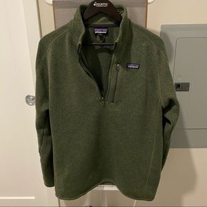 Mens Patagonia 1/4 zip Better Sweater